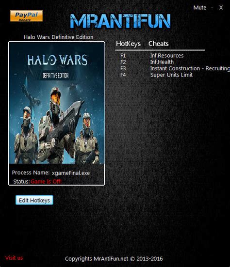 halo wars definitive edition trainer